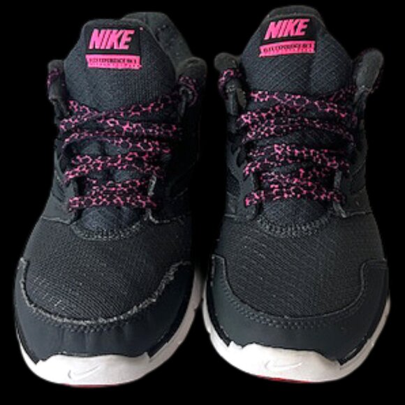 Womens Gray Nike Flex Experience RN3 Sneaker Pink Cheetah SZ 6 - Picture 3 of 7